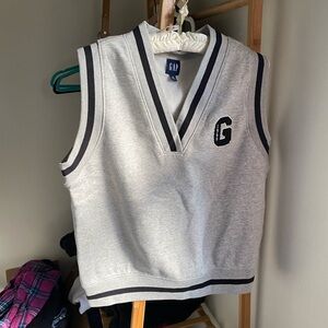 Gap Fleece Varsity Vest